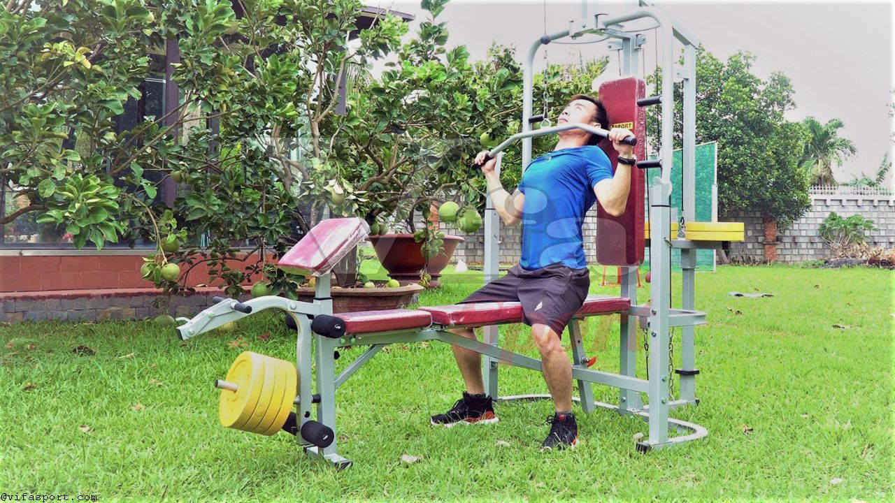 TẬP GYM TẠI NHÀ VỚI GHẾ TẠ ĐA NĂNG 601502