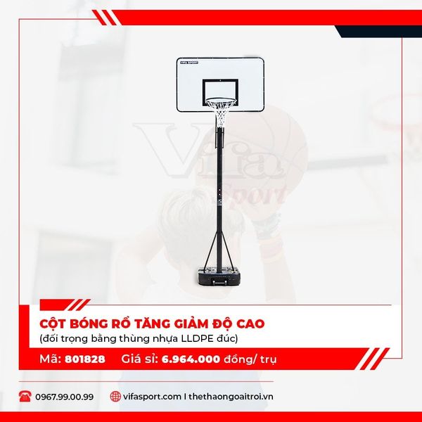 THIẾT KẾ ĐA DẠNG CỦA CỘT BÓNG RỔ TĂNG GIẢM ĐỘ CAO VIFASPORT